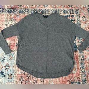 Trouvé • XXS cashmere blend grey vneck sweater